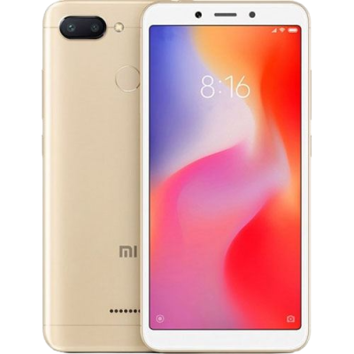 Xiaomi Redmi 6 - 64GB - Dourado - Dual SIM -  Recondicionado Grade C