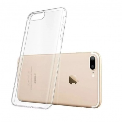 Capa Silicone iPhone 7 Plus / 8 Plus Transparente