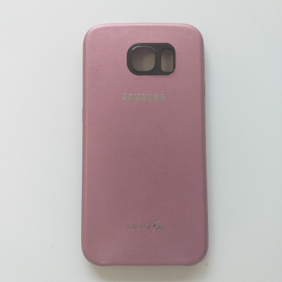Capa Rígida com Proteção de Pele Samsung Galaxy S6 Rosa