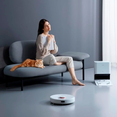 Aspirador Robô Xiaomi Robot Vacuum X10 4000Pa 5200mAh Branco Aspirador Robô Xiaomi Robot Vacuum X10 4000Pa 5200mAh Branco