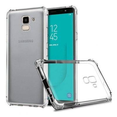 Capa Silicone Samsung Galaxy J6 Plus Transparente Reforçada