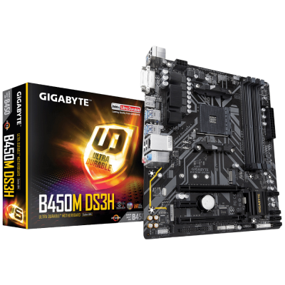 Motherboard Micro-ATX Gigabyte B450M DS3H - Recondicionado