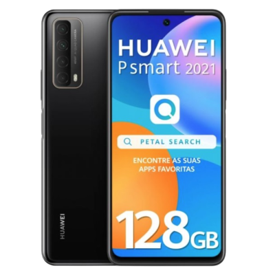 Huawei P Smart 2021 4GB/128GB 6,67\'\' Preto Recondicionado Grade A