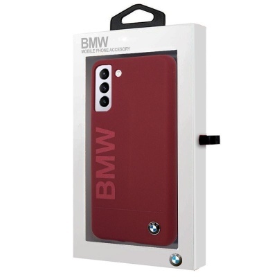 Capa Silicone Samsung Galaxy S21 Plus Bordeaux BMW