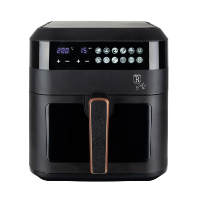 Fritadeira Air Fryer (Sem Óleo) Berlinger Haus BH/9446 6.3L 1300W Preta/Rosa-Dourado