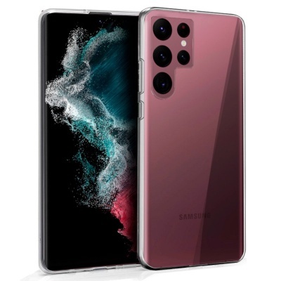 Capa Silicone Samsung Galaxy S22 Ultra Transparente