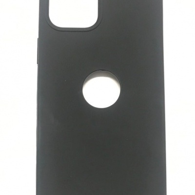 Capa Silicone iPhone 12 Mini Preta Reforçada