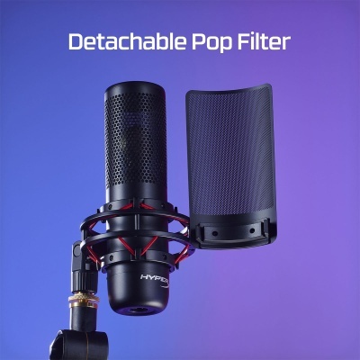 HyperX ProCast – Microfone Condensador Diafragma Grande XLR HyperX ProCast – Microfone Condensador Diafragma Grande XLR