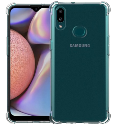 Capa Silicone Samsung Galaxy A10s Transparente Reforçada
