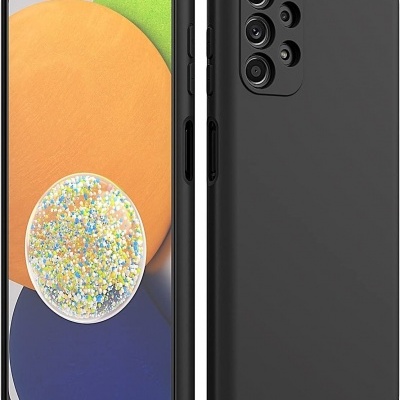 Capa Silicone Samsung Galaxy A32 5G Preta Reforçada