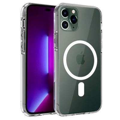 Capa Silicone iPhone 14 Pro Transparente Reforçada