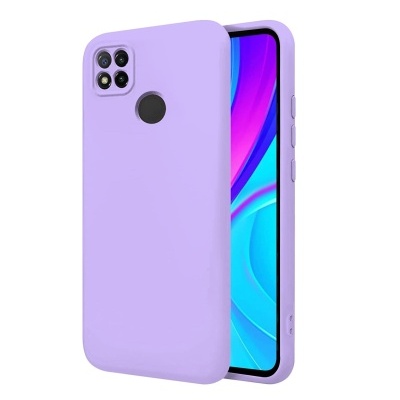 Capa Silicone Xiaomi Redmi 9C Lilás Reforçada