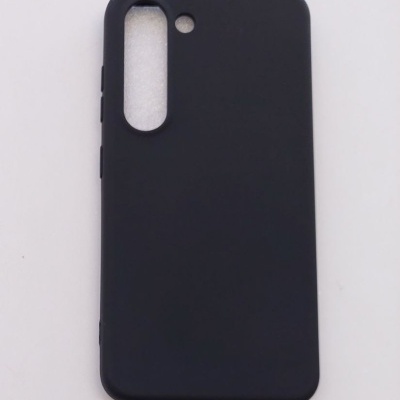 Capa Silicone Samsung Galaxy S23 Preta Reforçada