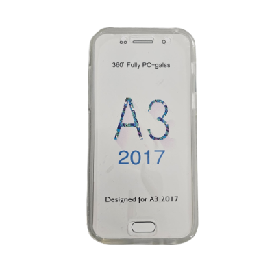 Capa Silicone Samsung Galaxy A3 2017 Transparente 360º