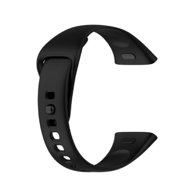 Bracelete Silicone Xiaomi Redmi Watch 3 / 3 Active / 3 Lite Preto