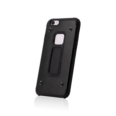 Capa Silicone iPhone 6 Plus Preta Reforçada