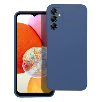 Capa Silicone Samsung Galaxy A14/ A14 5G Azul Reforçada