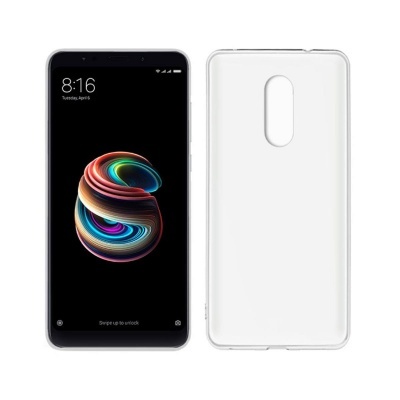 Capa Silicone Xiaomi Redmi 5 Plus Transparente Baça