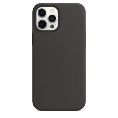 Capa Silicone iPhone 12 / 12 Pro Preta Reforçada