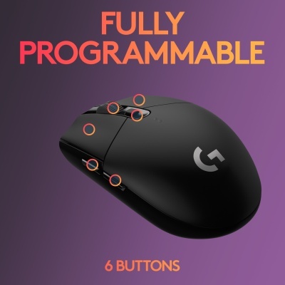 Rato Óptico Logitech G305 LightSpeed Wireless 12000DPI Preto Rato Óptico Logitech G305 LightSpeed Wireless 12000DPI Preto