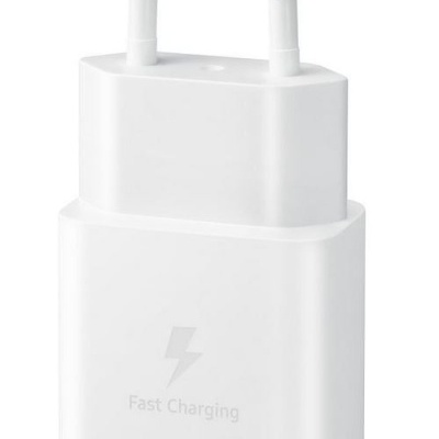 Samsung Adaptador de Corrente 15W USB-C 1m – Branco Samsung Adaptador de Corrente 15W USB-C 1m – Branco