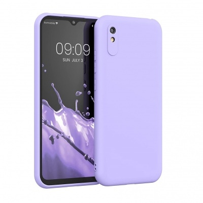 Capa Silicone Xiaomi Redmi 9A Lilás Reforçada