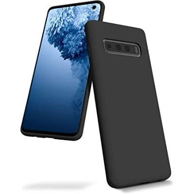 Capa Silicone Samsung Galaxy S10 Plus Preta