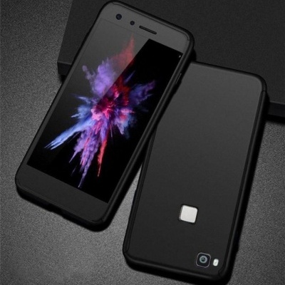 Capa Silicone Huawei P10 Lite Preta 360º