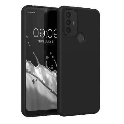 Capa Silicone TCL 30 SE/ 30E/ 305/ 306 Preta Reforçada