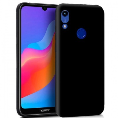 Capa Silicone Huawei Y6s / Honor 8A Preta