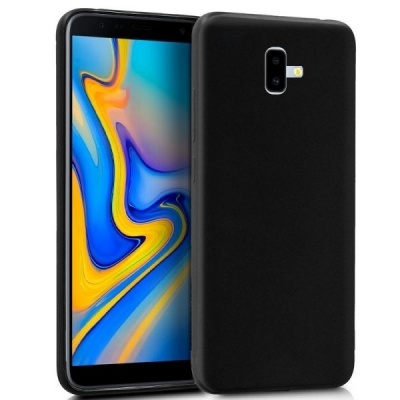 Capa Silicone Samsung Galaxy J6 Plus Preta