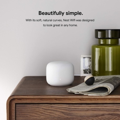 Google Nest Wifi Router – Dual-Band AC2200 | Branco – Recondicionado