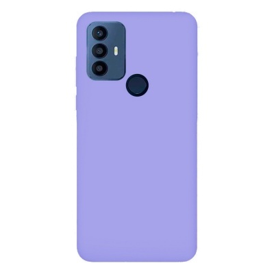 Capa Silicone TCL 30 SE/ 30E/ 305/ 306 Lilás Reforçada