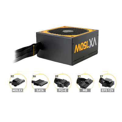 Fonte de Alimentação Nox Urano VX 750W 80 PLUS Bronze Edition