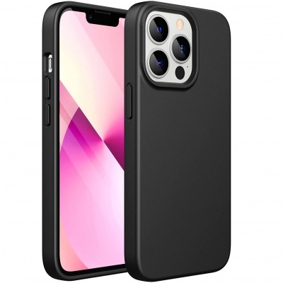 Capa Silicone iPhone 13 Pro Preta