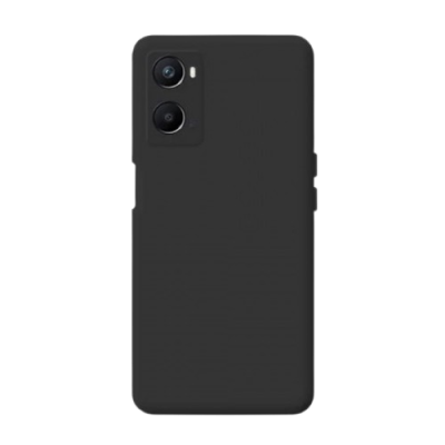 Capa Silicone Oppo A96 / A76 / A36 Preta Reforçada