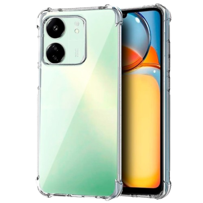 Capa Silicone Xiaomi Redmi 13C / Poco C65 Transparente Reforçada