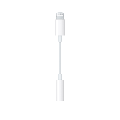 Adaptador Apple Lightning para Auscultadores de 3,5mm