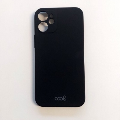 Capa Silicone iPhone 12 Mini Preta Reforçada