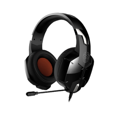 Krom KOPA – Auriculares Gaming Estéreo 50mm Preto/Laranja