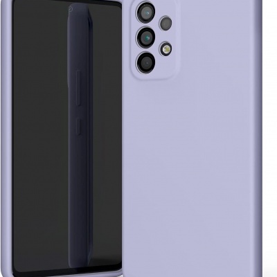 Capa Silicone Samsung Galaxy A53 5G Lilás Reforçada
