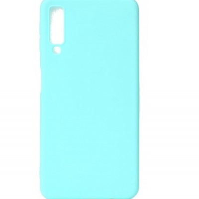 Capa Silicone Samsung Galaxy A7 2018 Ciano