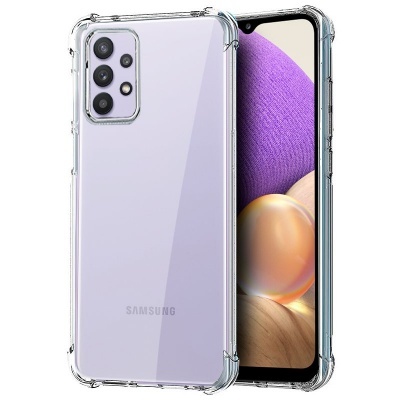 Capa Silicone Samsung Galaxy A32 5G Transparente Reforçada