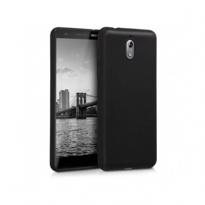 Capa Silicone Nokia 3.1 Preta
