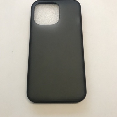 Capa Silicone iPhone 13 Mini Preta Reforçada
