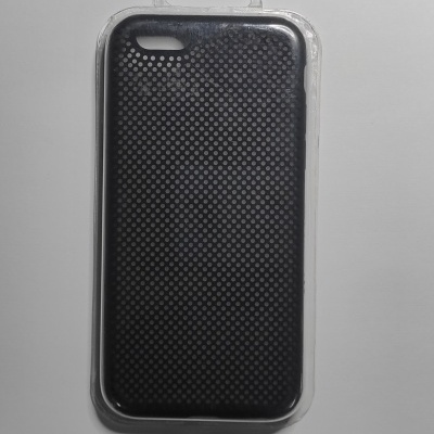 Capa Silicone iPhone 6 Preta Buracos Reforçada