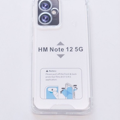 Capa Silicone Xiaomi Redmi Note 12 5G Transparente Reforçada