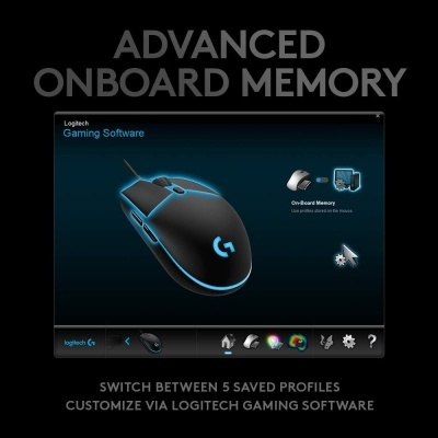 Rato Óptico Logitech Pro Hero 16000DPI Preto