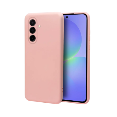 Capa de Silicone Samsung Galaxy A36 /A56 Rosa Reforçada