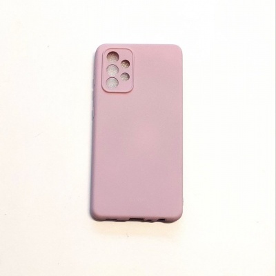 Capa Silicone Samsung Galaxy A72 Lilás Reforçada